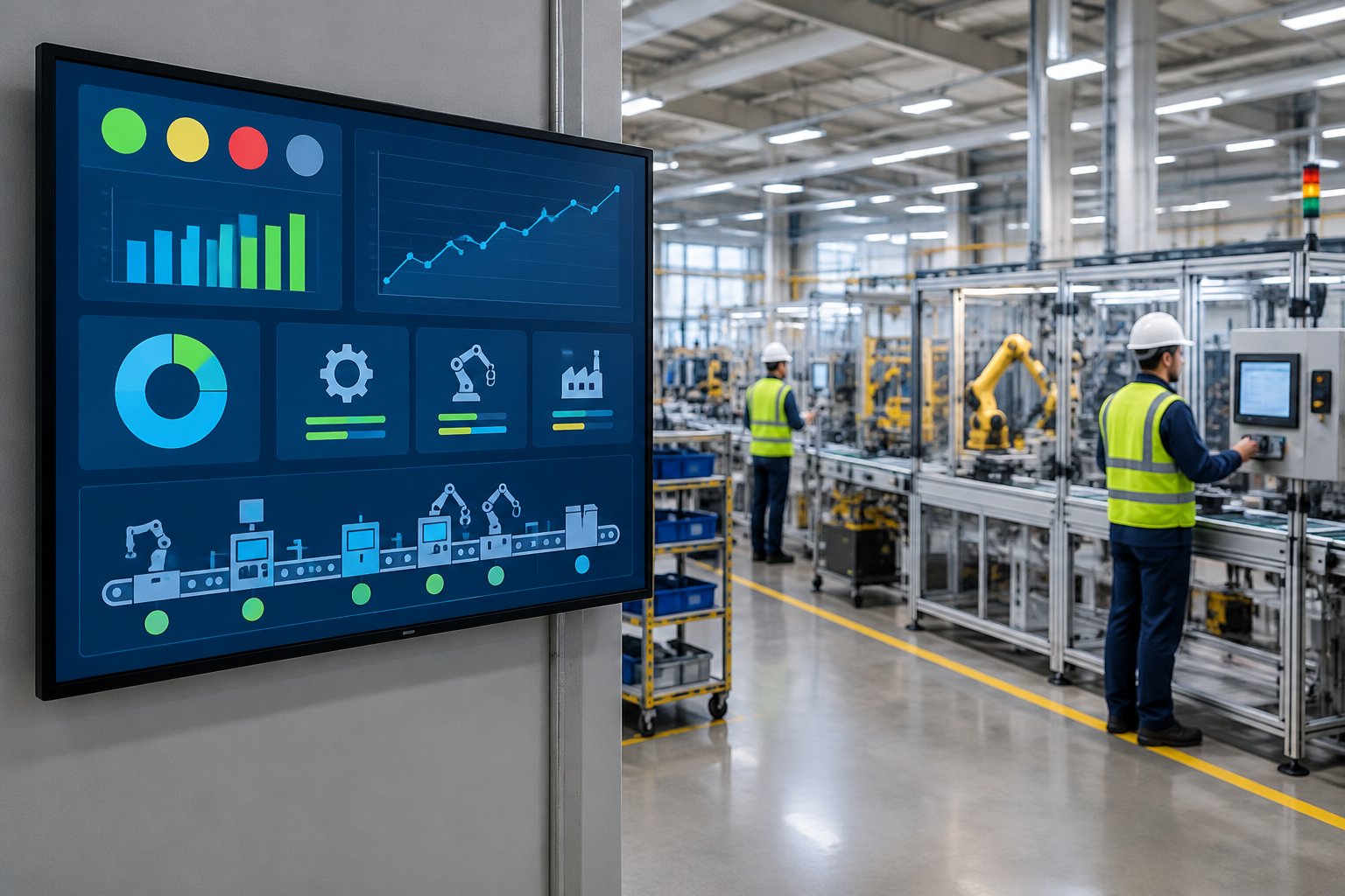 Cover Image for Digital Signage for Manufacturing: Dashboards and Setup