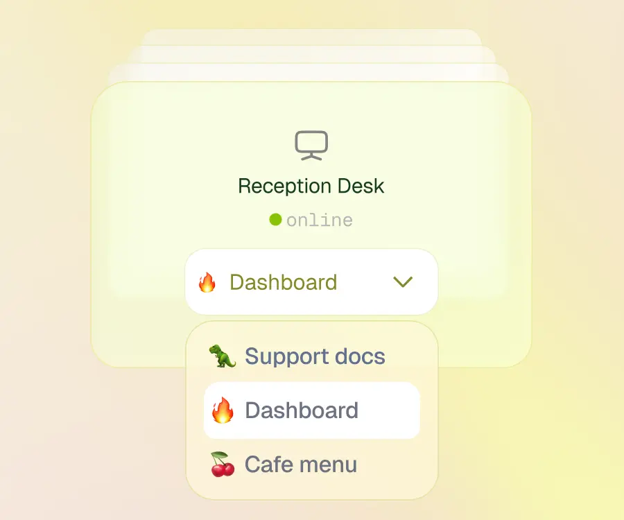 Remote screen management and playlists